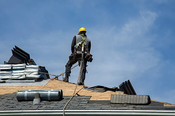 Professional Roofing technician working in Woodbury, MN